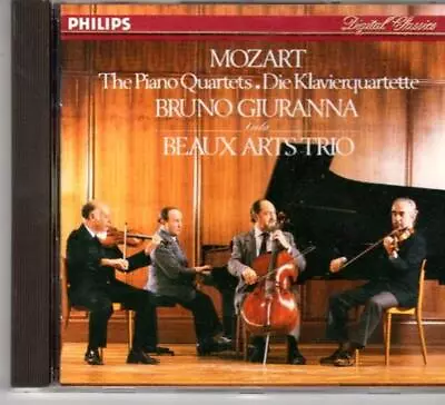 Mozart: Piano Quartets 1 & 2 - Music CD -  -  1990-10-25 - Polygram Records - Ve • $6.99