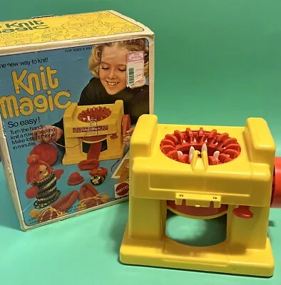 1974 Mattel Knit Magic Knitter Orig Box No Yarn No Needle • $28
