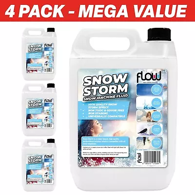 Snow Storm Professional Snow Machine Fluid Artificial Fake Snow Liquid Foam- 20L • £27.99