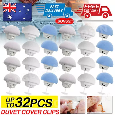 $14.45 • Buy 8-32X Bedsheet Quilt Clip Duvet Cover Fastener Clip Anti-Slip Blanket Buckles