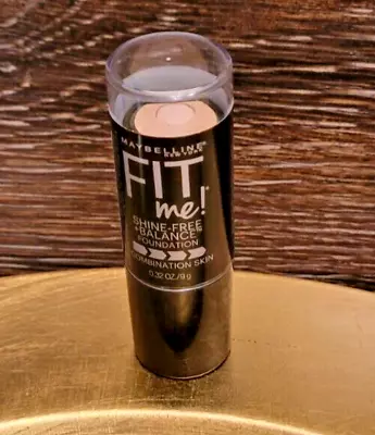 Maybelline Fit Me Shine Free + Balance Stick Foundation-110 Porcelain • $11.99