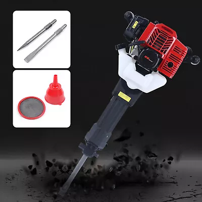 52 Cc Demolition Jack Hammer Concrete Breaker Drill W/2 Chisel Gas-Powered  • $194.75