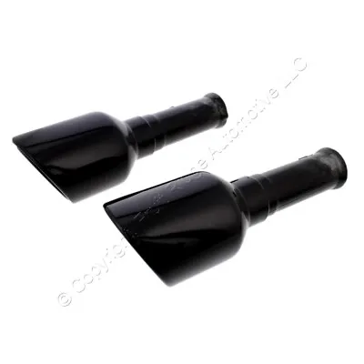 Pair High Gloss Black OEM Mopar 5.7L Exhaust Tailpipe Tips For 2019-24 Ram 1500 • $156.74