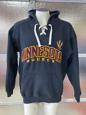 Minnesota Gophers Hockey Hoodie - Mens L - Pull Over Sweatshirt - Lace Neck • $19.99