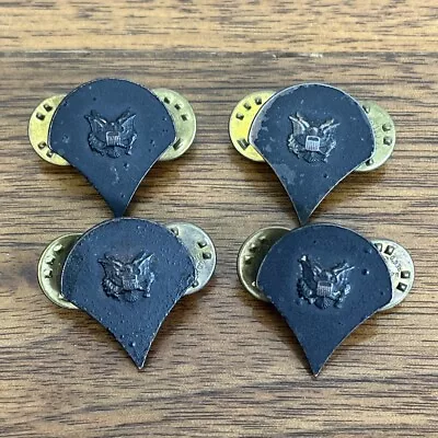 Vtg Military Army Insignia Black Eagle Great Seal Lapel Pin Spec IIC GI Lot Of 4 • $13