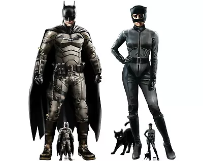 The Batman 2022 And Catwoman Novel Style Lifesize Cardboard Cutout Double Pack • £76.99