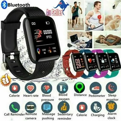 $12.96 • Buy Sports Smart Watch Bracelet Heart Rate Blood Pressure Fitness Tracker