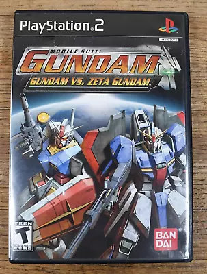 Mobile Suit Gundam Vs Zeta Gundam PlayStation 2 PS2 Complete With Manual • $149