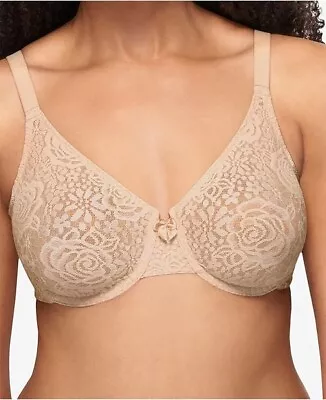 Wacoal 851205 Halo Lace Molded Underwire Convertible Bra 30DDD Natural Nude NWT • $31.95