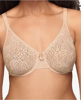 Wacoal 851205 Halo Lace Molded Underwire Convertible Bra 40D Natural Nude NWT • $31.95
