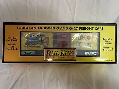 MTH Rail King O Scale I Love Toy Trains Limited Edition Box Car 30-7499 • $50