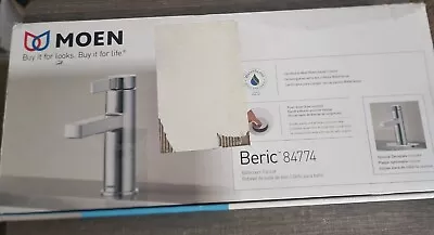 Moen 84774 Beric One-Handle Single Hole Bathroom Faucet & Drain Assembly • $54.99