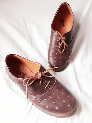 £19.95 • Buy = Unusual The Art Company Flat Shoes - Size 7 (EUR40) - Flats -  Lace-up