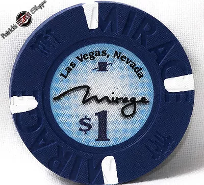 $1 One Dollar Poker Gaming Chip The Mirage Hotel Casino Las Vegas Nevada 2009 • $6.99