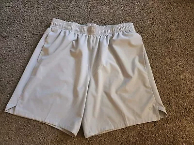 SKORA Men's Qwick Dry Shorts Size Large Light Grey Elastic Waist • $10