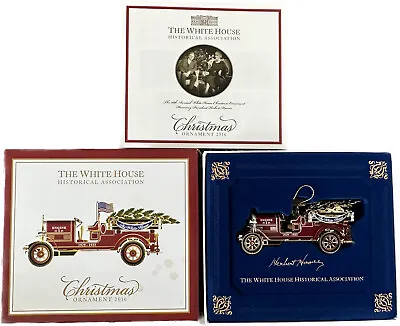 £16.88 • Buy The White House Historical Assoc 2016 Christmas Ornament H. Hoover Fire Engine