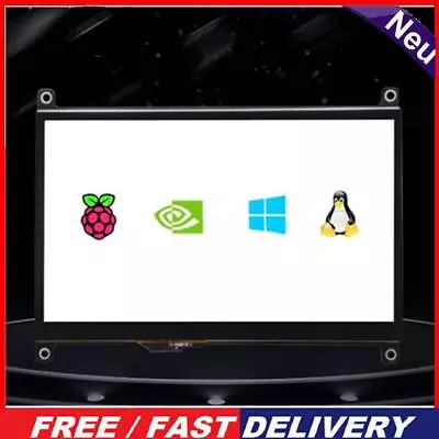 7 Inch IPS Touch Screen Portable Display HDMI-Compatible Useful For Raspberry Pi • £41.03