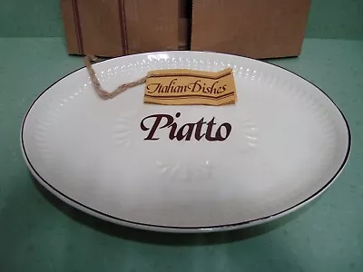 Nelson McCoy 70's Piatto Plate Italian Stoneware  New Never Used In Box • $35