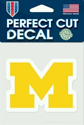 Michigan Wolverines 4x4 Perfect Cut Car Decal See Description  • $5.99