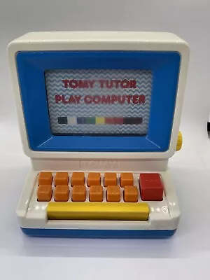 Vintage 1985 TOMY Tutor Play Computer Educational Learning Toy - Tested Working • $33.99