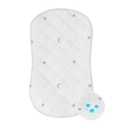 Waterproof Bassinet Mattress Pad Cover Fits Halo Bassinest Breathable 33 X17   • $18.99