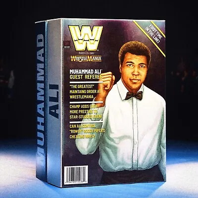 SDCC 2023 MATTEL EXCLUSIVE WWE  MUHAMMAD ALI Action Figure *IN HAND* SEALED • $75