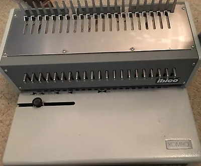 Ibico Kombo Punch Comb Manual Metal Machine Binder • $149.99