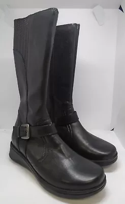 £7.99 • Buy PAVERS Ladies Leather Calf Boots In Black Size UK 2.5 Zip Up NEW - WF1