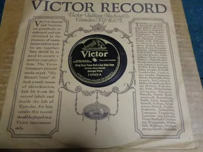 1924 VICTOR 78/GEORGIE PRICE..Vocals W. Orch./E!!! • $4