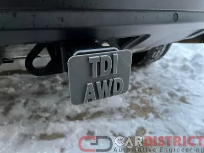 Tow Hitch Cover TDI AWD Volkswagen VW Tiguan Touareg Atlas ID4 4WD Golf 4x4 R • $19.99