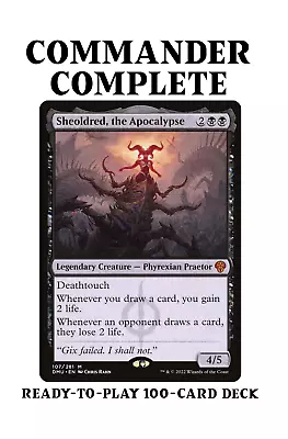 Sheoldred The Apocalypse FORCED CARD DRAW DRAIN Magic MTG Custom Commander Deck • $249.99