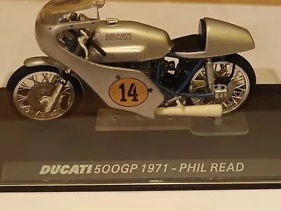 Ixo 1/24 Classic Ducati 500gp Phil Read 1971 Moto Gp Bike Motorcycle • £8