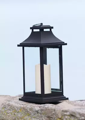 Lantern With 3 X6  LED Candle (Set Of 2) 14.75 H • $110.84