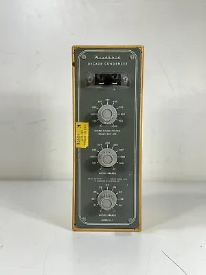 Vintage Heathkit DC-1 ~ Decade Capacitor Condenser Capacitance Box ~ UNTESTED • $39.89