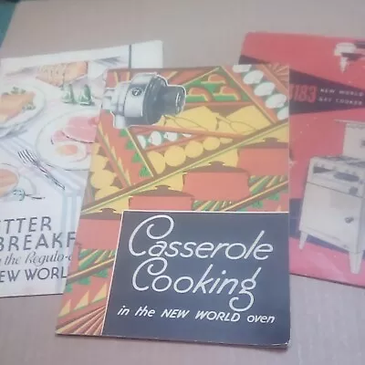 Three Cookery Booklets From 1935 Radiation Ltd. • £7.50