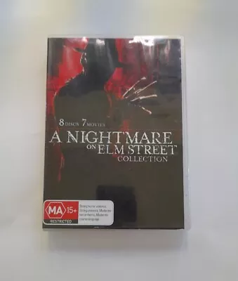 A Nightmare On Elm Street Collection 1-7 DVD Box Set 8 Discs 7 Movies R4 Vgc • £24.81