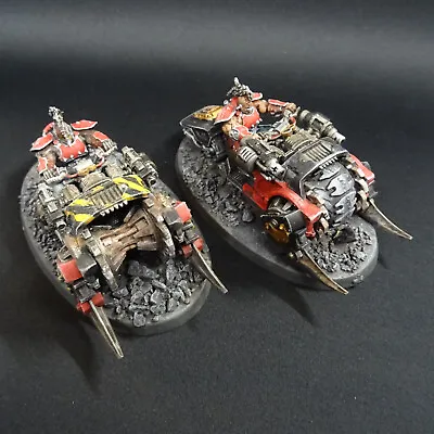 2 GOLIATH MAULERS - Necromunda Pro Painted 40K Gang Bikes A38#7 • £70