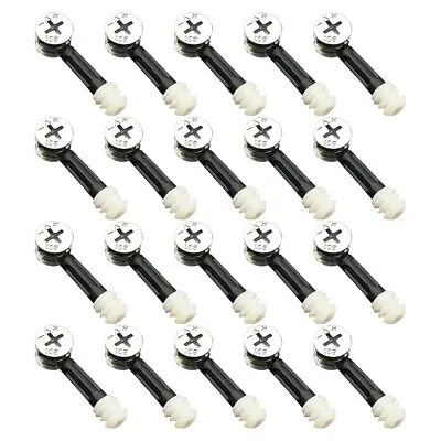 Rust Resistant Connector Bolt For Clothes Cabinets Eccentric Wheel Nut 20pc • £9.42