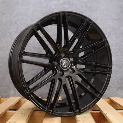 Curva C50 Gloss Black 22x10.5 +40 5x114.3 Wheel Single Rim • $191