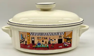 Villeroy & Boch Design Naif 2 Qt Covered Casserole Country Dinner Exlnt Cond • $49.99