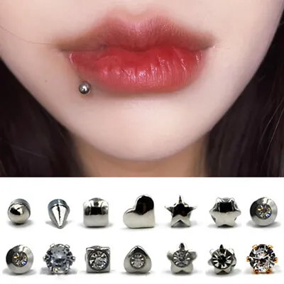 1PC Non Piercing Magnetic Ear Studs Nose Lip Earring Body Piercing Jewelry US • $1.99