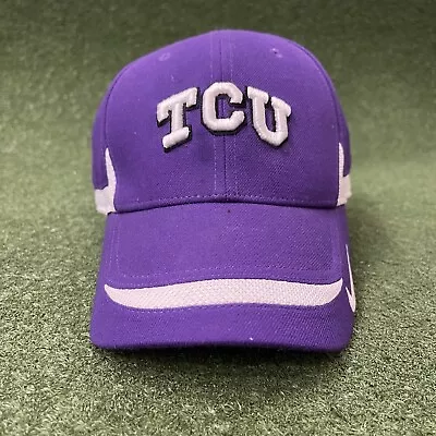 Nike Tcu Horned Frogs Purple Baseball Cap Hat Osfm Adjustable Vintage Texas • $9.99