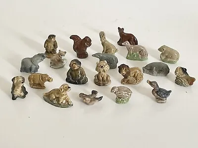 20 X Vintage 1970s Wade WHIMSIES Collection Tiger Lion Monkey Elephant Dogs Bird • £25