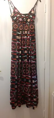 £25 • Buy New Matthew Williamson Black Multi Maxi Dress. 12.