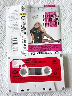 SAMANTHA FOX - TOUCH ME Spec.Edit.+Limit.Auflage MC Tape Sehr Gut • £56.79