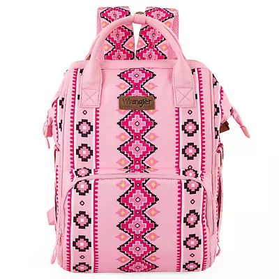 Wrangler Wrangler Aztec Printed Callie Backpack Pink • $69.99