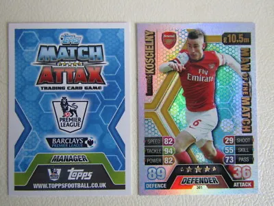 Match Attax 2013 ~ 2014 Football Cards Teams Arsenal ~ Man City Variants (ef1) • £1.89
