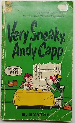 VINTAGE 1969 VERY SNEAKY ANDY CAPP Comic Strip PB Fawcett Book D2124 • $8.49