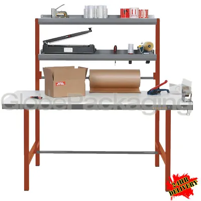 Heavy Duty Industrial Metal Full Workstation Workbench Packing Station 24hr Del • £279