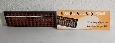 VTG Sun Wooden Abacus Soroban & Instruction Book • $19.20